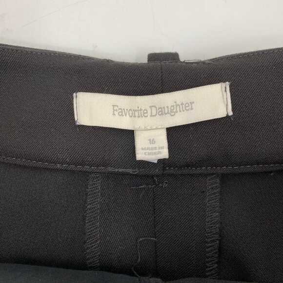 Favorite Daughter Black Wide Leg Trousers | Plus Size 16 Regular - Picture 3 of 7